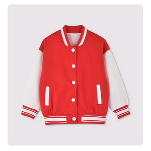 American Style Varsity Jacket - Red