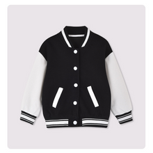 Load image into Gallery viewer, American Style Varsity Jacket - Black
