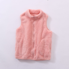 Load image into Gallery viewer, Fluffy Gilet Body Warmer - Light Pink
