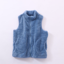 Load image into Gallery viewer, Fluffy Gilet Body Warmer - Blue
