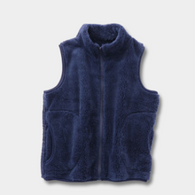 Load image into Gallery viewer, Fluffy Gilet Body Warmer - Navy
