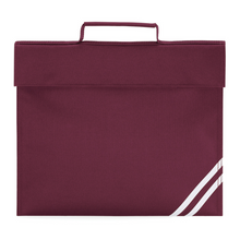 Load image into Gallery viewer, Burgundy Book Bag
