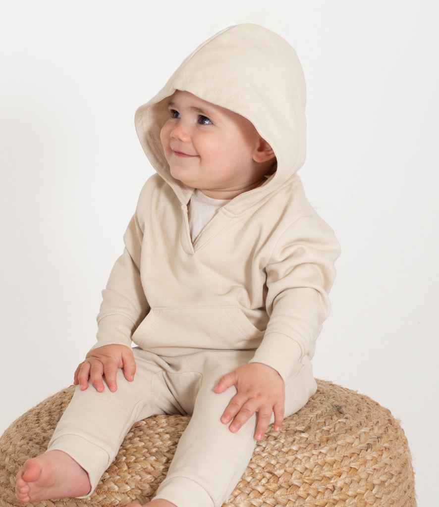 Baby/Toddler Sustainable Hoodie Tracksuit - Light Stone