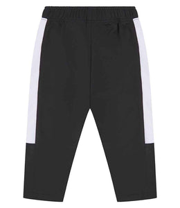 Baby/Toddler Poly Tracksuit - Black/White
