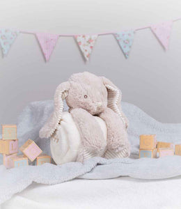 Mumbles Rabbit and Blanket Set - Cream