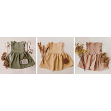 Load image into Gallery viewer, Blank Kids Tales Toddler Linen Ruffle Dress - Digital Images

