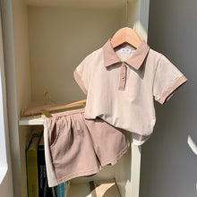 Load image into Gallery viewer, Supersoft Polo &amp; Shorts Sets - Tan
