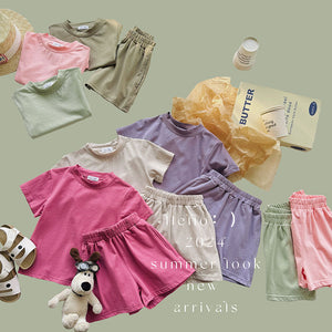 Supersoft Shorts & Tee Sets - Pink