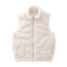 Load image into Gallery viewer, Fluffy Gilet Body Warmer - White/Cream
