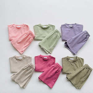 Supersoft Shorts & Tee Sets - Lilac