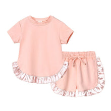 Load image into Gallery viewer, Blank Kids Tales Ruffle Shorts and Tee Sets - Digital Images
