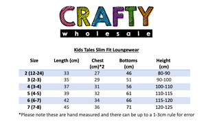 Kids Tales Slim Fit Loungewear - Lilac