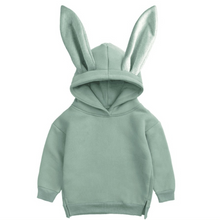 Load image into Gallery viewer, Cotton Bunny Hoodie - Sage
