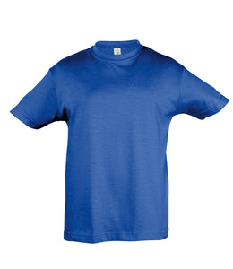 Kids Plain T-Shirt - Royal Blue