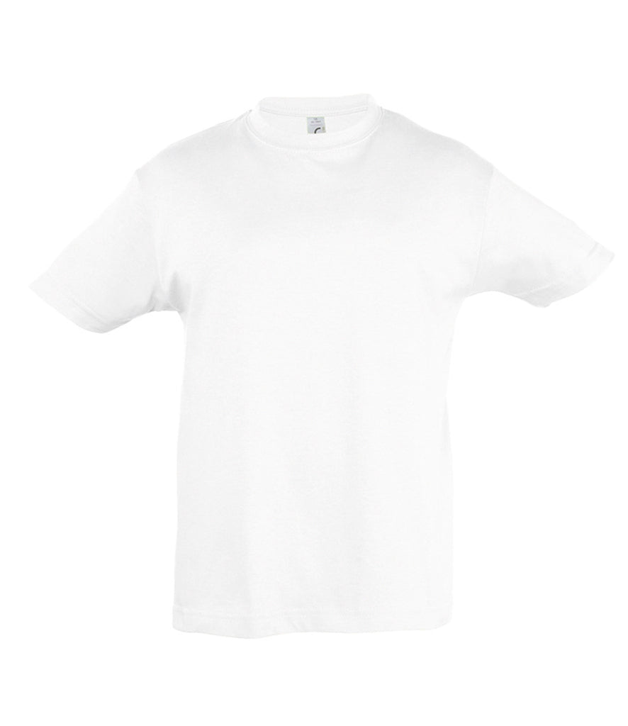 Kids/Baby Plain T-Shirt - White