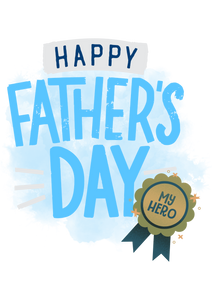 Happy Father's Day Sublimation Print