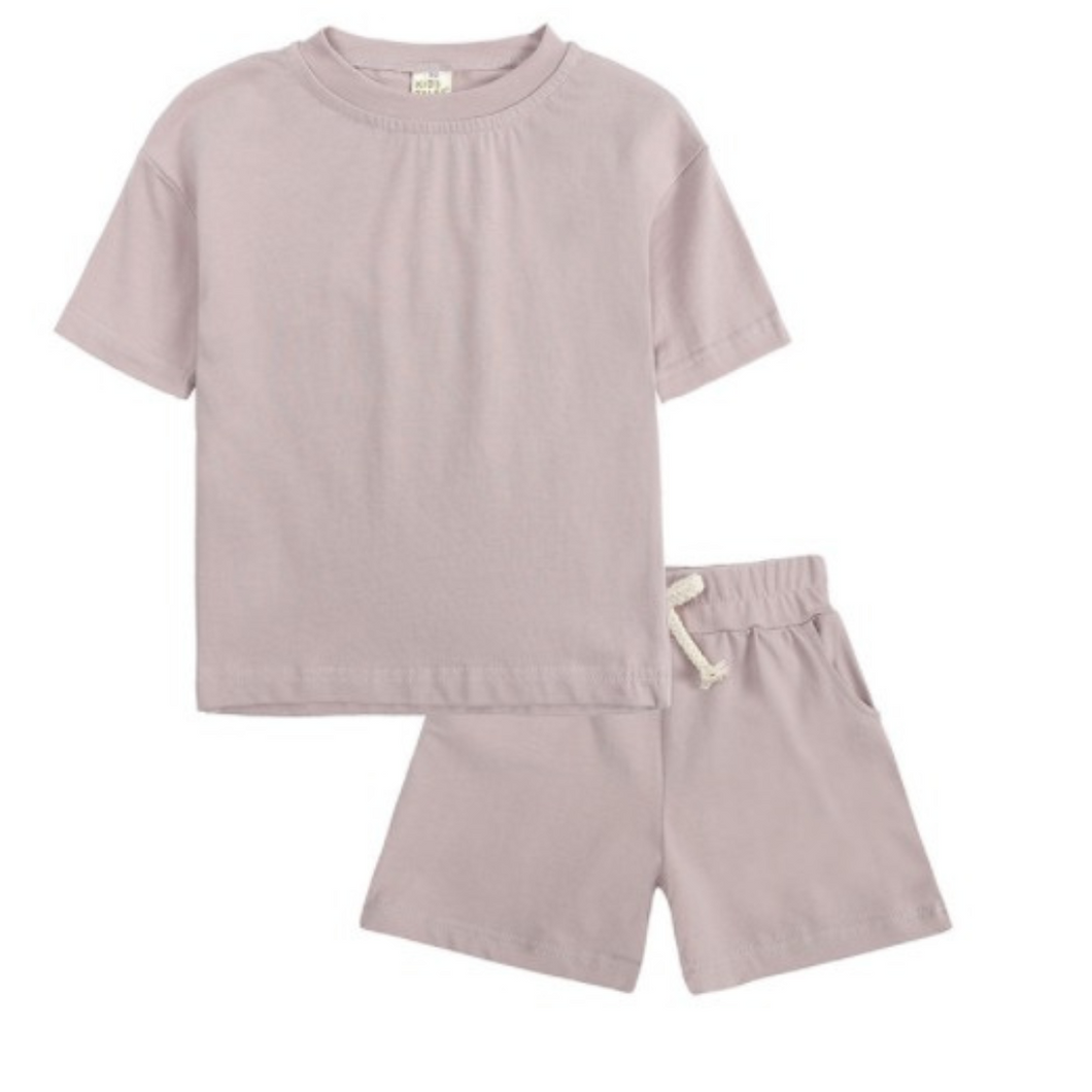 Kids Tales Shorts and Tee Set - Nude