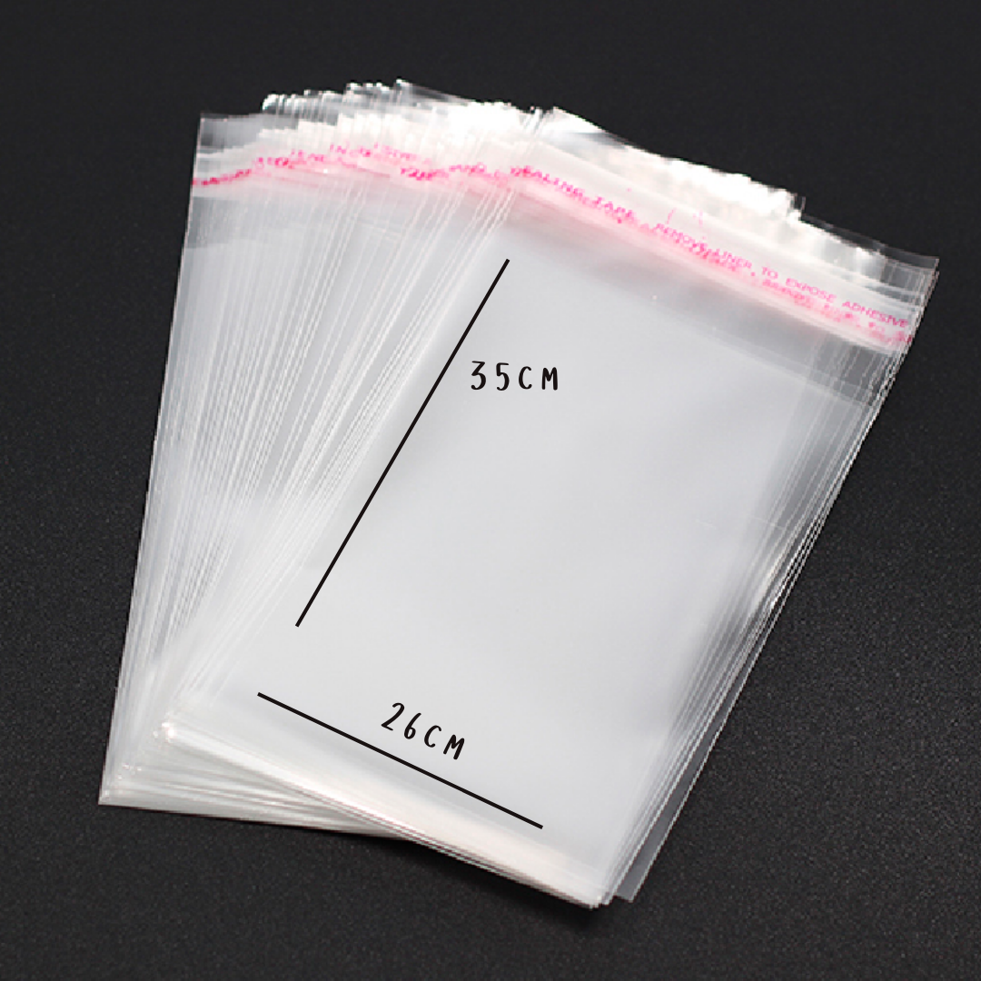 Crystal Clear Clothing Packaging Bag 10 Pack Crafty Wholesale Limited