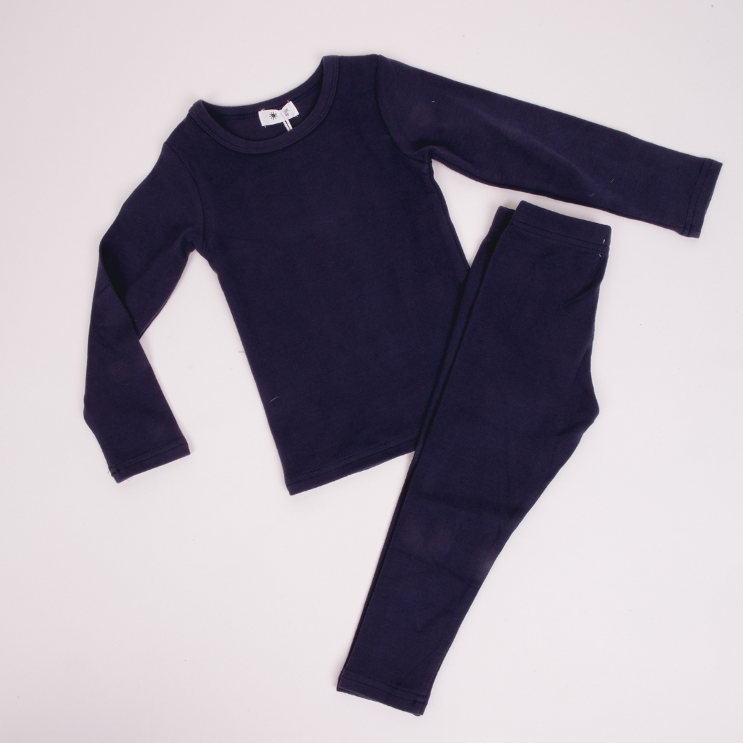 Supersoft Slim Fit Loungeset - Navy