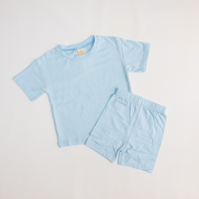 Load image into Gallery viewer, Kids Tales Children&#39;s Cycling Shorts Set -  Baby Blue
