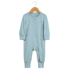 Load image into Gallery viewer, Kids Tales Baby Zipped Romper Sleepsuit - Blue
