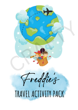 Load image into Gallery viewer, Customised Travel Activity Pack Design Sublimation Print
