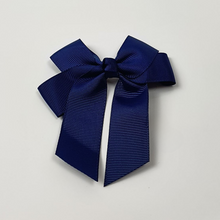 Load image into Gallery viewer, Children&#39;s Blank Hair Bow - Navy Blue
