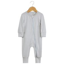 Load image into Gallery viewer, Kids Tales Baby Zipped Romper Sleepsuit - Grey
