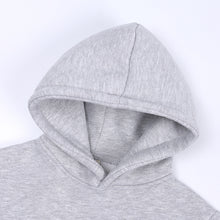 Load image into Gallery viewer, Thick Fleece Hooded Tracksuit - Grey
