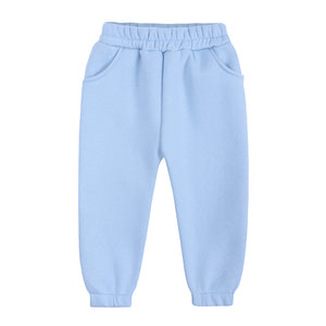 Thick Fleece Hooded Tracksuit - Blue