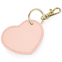 Load image into Gallery viewer, BagBase Boutique Heart Key Clip
