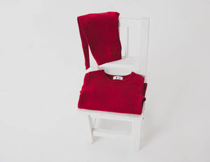 Supersoft Slim Fit Loungeset - Wine Red