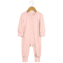 Load image into Gallery viewer, Kids Tales Baby Zipped Romper Sleepsuit - Light Pink
