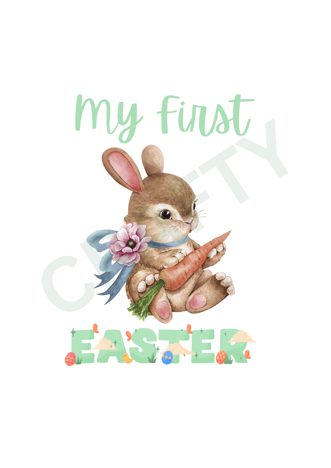 My First Easter Sublimation Print