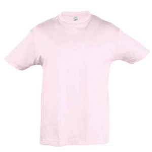 Kids Plain T-Shirt - Pale Pink