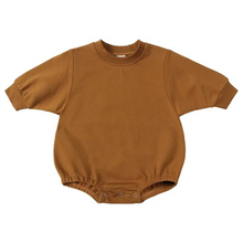 Load image into Gallery viewer, Baby Sweater Romper - Rust
