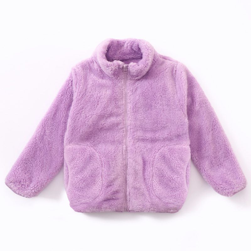 Floofy Fleece Jacket - Lilac