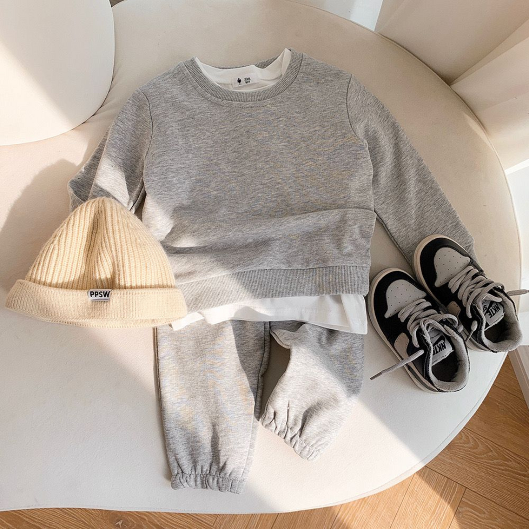 Supersoft Sweater Tracksuit - Grey