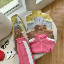 Load image into Gallery viewer, Supersoft Thick Full Zip Tracksuit - Coffee
