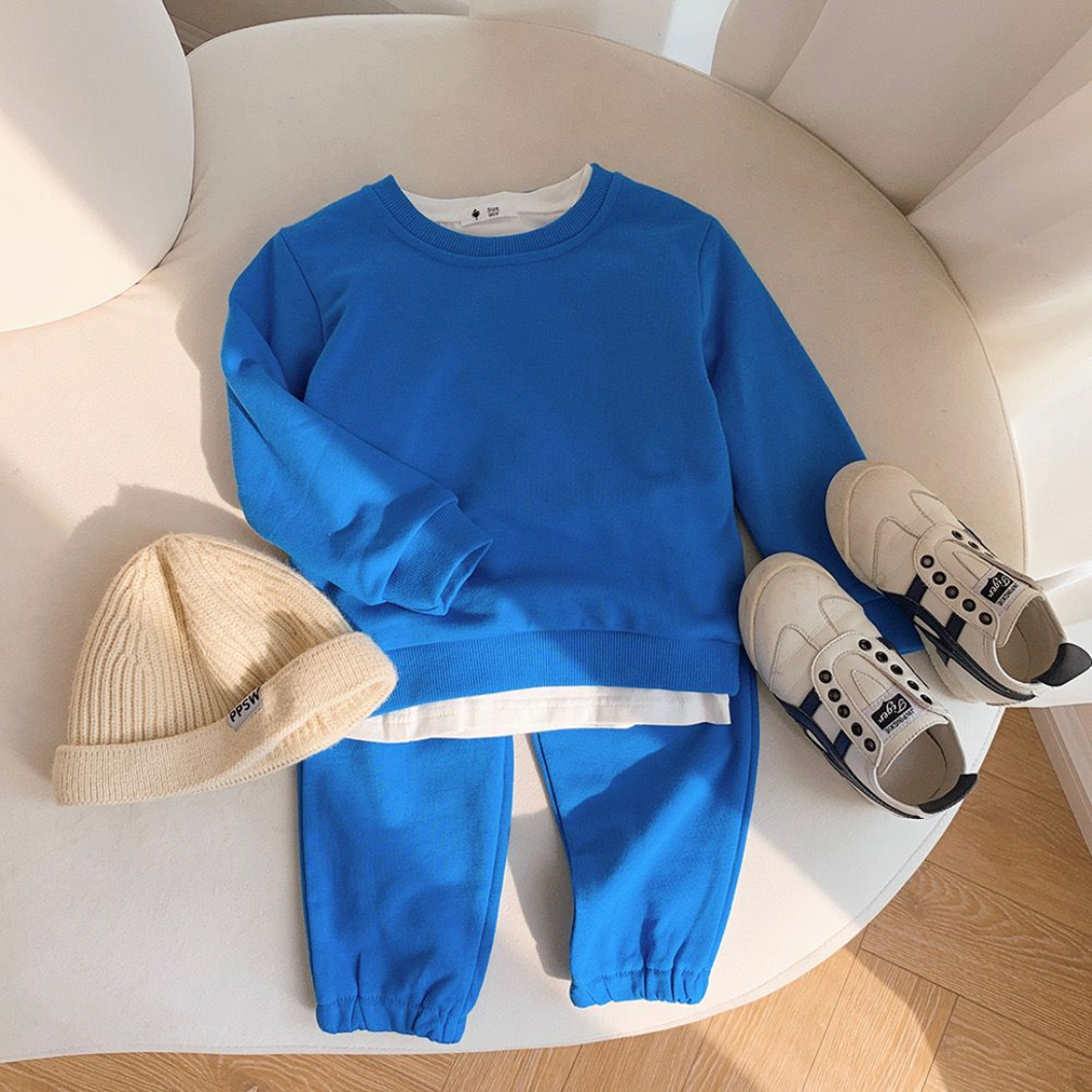 Supersoft Sweater Tracksuit - Blue
