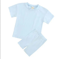 Load image into Gallery viewer, Kids Tales Women&#39;s Mama Cycling Shorts Sets Baby Blue
