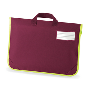 Burgundy Enhanced Visibility Book Bag