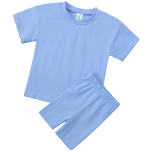 Load image into Gallery viewer, Kids Tales Children&#39;s Cycling Shorts Set Sky Blue
