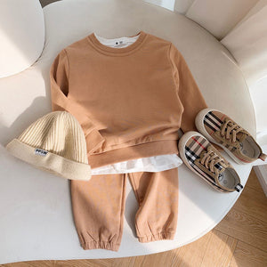 Supersoft Sweater Tracksuit - Tan