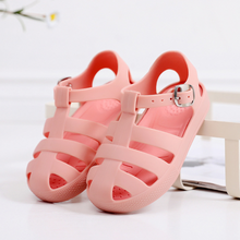Load image into Gallery viewer, Toddler/Infant Jelly Sandals - Peachy Pink
