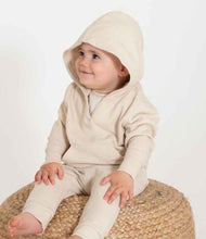 Load image into Gallery viewer, Baby/Toddler Sustainable Hoodie Tracksuit - Light Stone
