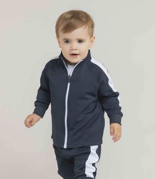 Baby/Toddler Poly Tracksuit - Navy/White