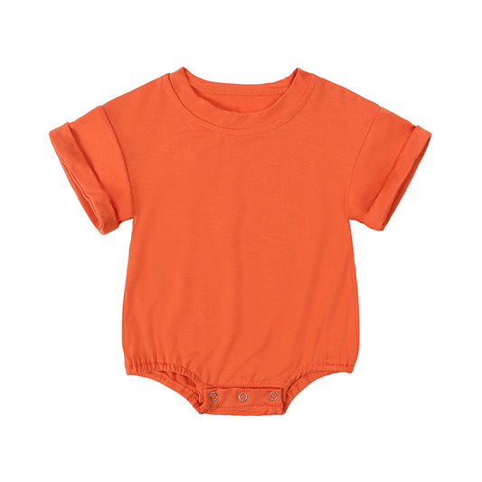 Baby Summer Romper - Orange