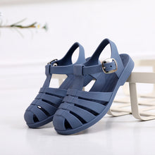 Load image into Gallery viewer, Pastel Jelly Sandals - Navy
