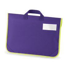 Load image into Gallery viewer, Purple Enhanced Visibility Book Bag
